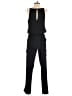 Amanda Uprichard 100% Polyester Solid Black Jumpsuit Size M - photo 2