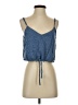 LA Hearts Blue Sleeveless Blouse Size S - photo 1