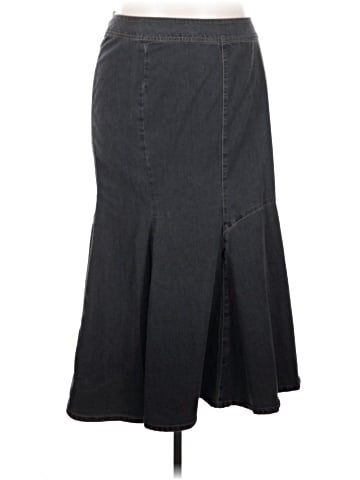 Monroe and Main Denim Skirt (view 1)
