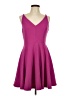 Lulus Solid Purple Cocktail Dress Size L - photo 1