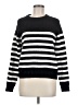 Caslon Stripes Black Pullover Sweater Size M - photo 1