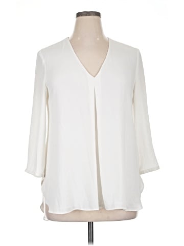 White House Black Market 3/4 Sleeve Blouse (view 1)