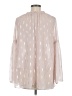 Jennifer Lopez 100% Polyester Pink Long Sleeve Blouse Size M - photo 2