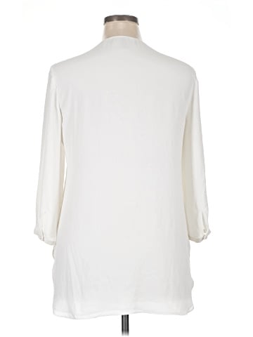 White House Black Market 3/4 Sleeve Blouse (view 2)