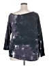 Torrid Tie-dye Teal Gray Sweatshirt Size 2X Plus (2) - photo 2