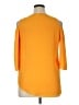 NY Collection 100% Polyester Orange 3/4 Sleeve Blouse Size XL (estimated) - photo 2