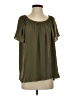 Vince Camuto 100% Polyester Green Short Sleeve Blouse Size S - photo 1