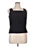 Kasper 100% Polyester Black Sleeveless Top Size 14 Petite - photo 1