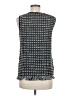 Ann Taylor Houndstooth Black Sweater Vest Size M - photo 2