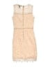 Aqua 100% Polyester Ivory Pink Casual Dress Size XS - photo 2