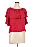 Cha Cha Vente Red Short Sleeve Blouse Size L - photo 1