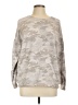 Athleta Camo Gray Pullover Sweater Size L - photo 1