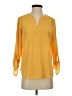 MICHAEL Michael Kors Yellow 3/4 Sleeve Blouse Size S - photo 1