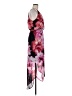Nine West 100% Polyester Floral Pink Cocktail Dress Size 8 - photo 4