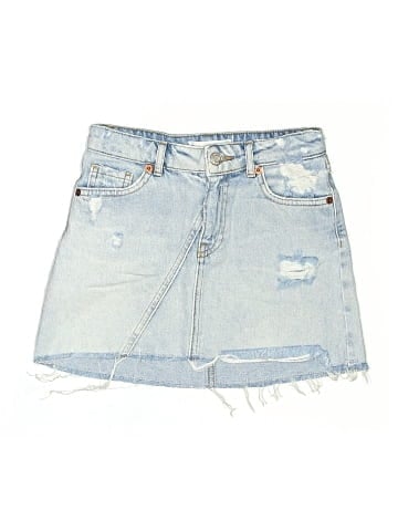 Zara Denim Skirt (view 1)