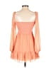 Wilfred 100% Polyester Orange Cocktail Dress Size XS - photo 2
