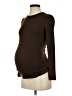 Old Navy - Maternity Brown Long Sleeve Top Size XS Maternity - photo 1