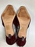 J.Crew Burgundy Heels Size 6 - photo 4