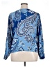 Karen Kane 100% Viscose Blue Long Sleeve Blouse Size 1X - photo 2