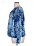 Karen Kane 100% Viscose Blue Long Sleeve Blouse Size 1X - photo 5