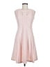 En Focus Studio Chevron-herringbone Pink Cocktail Dress Size 8 - photo 1