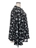 Torrid 100% Polyester Black Long Sleeve Blouse Size 2X Plus (2) - photo 4