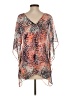 NYDJ 100% Polyester Orange 3/4 Sleeve Blouse Size S - photo 2