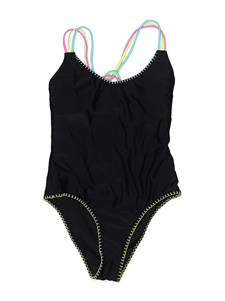Pre-owned Cupshe One Piece Swimsuit In Black