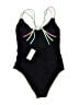 Cupshe Color Block Black One Piece Swimsuit Size L - photo 2