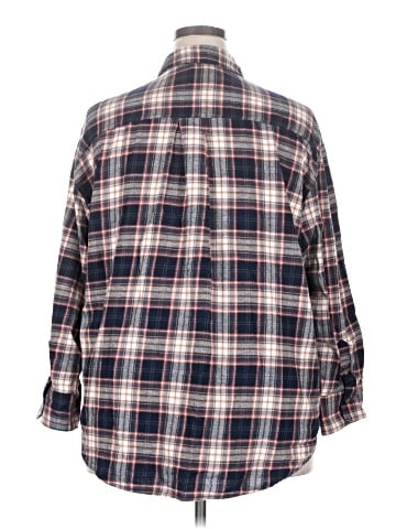 Old Navy 3/4 Sleeve Button-Down Shirt (view 2)