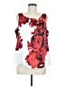 T Tahari Red Sleeveless Blouse One size - photo 1