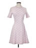 Maje Hearts Pink Casual Dress Size EU (FR) 36 / US 4 - photo 1