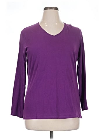 Just My Size 3/4 Sleeve T-Shirt (view 1)