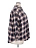 Old Navy 100% Cotton Plaid Blue 3/4 Sleeve Button-Down Shirt Size 2X - photo 4