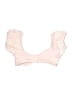 Xhilaration Ivory Pink Swimsuit Top Size L - photo 2