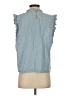 Dreamers Blue Sleeveless Blouse Size S - photo 2
