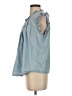 Dreamers Blue Sleeveless Blouse Size S - photo 5