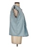 Dreamers Blue Sleeveless Blouse Size S - photo 4