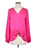 Vince Camuto Pink Long Sleeve Blouse Size S - photo 1