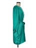 BCBGMAXAZRIA 100% Polyester Solid Teal Casual Dress Size M - photo 4