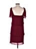 DKNY 100% Polyester Burgundy Cocktail Dress Size 2 - photo 2