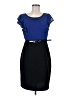 Alyx 100% Polyester Color Block Blue Cocktail Dress Size 8 - photo 1