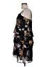 Topshop 100% Polyester Floral Black Cocktail Dress Size 6 - photo 5