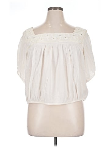 American Eagle Outfitters Short Sleeve Blouse (view 1)