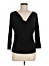 Bleeker & McDougal Black 3/4 Sleeve Top Size M - photo 1