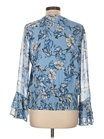 White House Black Market 3/4 Sleeve Blouse (view 2)