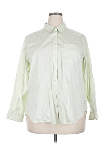 Old Navy 3/4 Sleeve Button-Down Shirt (view 1)