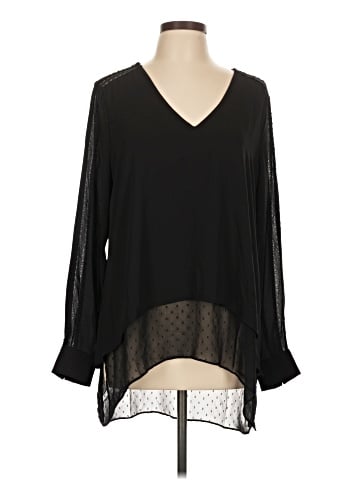 White House Black Market Long Sleeve Blouse (view 1)