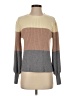 Lulus Color Block Tan Pullover Sweater Size S - photo 1