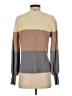 Lulus Color Block Tan Pullover Sweater Size S - photo 2